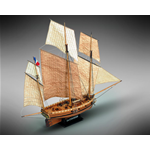 Mamoli MV38 Le Coureur, french lugger 1776, 1:54  kit