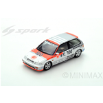 SPARK MODEL S5455 HONDA CIVIC EF3 N.100 WINNER GRP3 JTC SUZUKA 1989 U.KATAYAMA-E.MURAMATSU