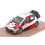 SPARK MODEL S5971 TOYOTA YARIS WRC N.8 WINNER ARGENTINA 2018 O.TANAK-M.JARVEOJA 1:43