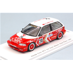 Spark Model SA126 HONDA CIVIC EF3 N.24 3rd MACAU GUIA RACE 1989 MASAMI MIYOSHI 1:43