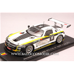 SPARK MODEL SB041 MERCEDES SLS GT3 N.18 24H SPA 2013 HUMMEL-JANS-JAGER-CHRISTODOULOU 1:43