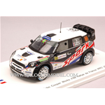 SPARK MODEL SF040 MINI JOHN COOPER N.69 RALLY DE FRANCE 2012 DUMAS-BAUMEL 1:43