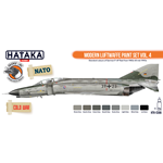 Hataka HTK-CS66 Modern Luftwaffe Paint Set Vol. 4 8x17ml