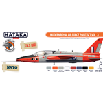 Hataka HTK-CS70 Modern Royal Air Force paint set vol. 3 8x17ml