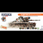 Hataka HTK-CS99 US Army paint set (MASSTER & DUALTEX) 8x17ml