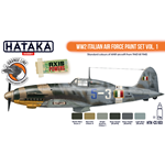 Hataka HTK-CS103 WW2 Italian Air Force Paint set vol. 1 6x17ml