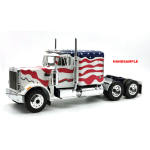 Road Kings RK180082 - Peterbilt 359 1967 (Stars & Stripes) white/red/blue  1:18