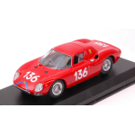 Best Model BT9683 FERRARI 250 LM N.136 14th TARGA FLORIO 1965 A.NICODEMI-F.LESSONA 1:43