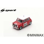 Spark Model S1191 MORRIS COOPER S N.182 4th MONTE CARLO RALLY 1964 T.MAKINEN-P.VANSON 1:43