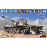 MINIART MIN37044 TIRAN 4 SHARIR EARLY TYPE W/DOZER BLADE KIT 1:35