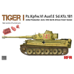 Rye Field Model 5001U - Tiger I Initial Production Early 1943 Tunisia 1/35