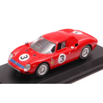 BEST MODEL BT9661 FERRARI 250 LM N.3 WINN.12 H SURFERS PAR.1966 J.STEWART-A.BUCHANAN 1:43