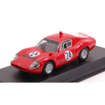 BEST MODEL BT9774 ABARTH OT 1300 N.24 WINNER TRENTO-BONDONE 1968 KARL FEDERHOFER 1:43