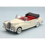 RI4459 MERCEDES 300 D 1958 CABRIO WHITE 1:43