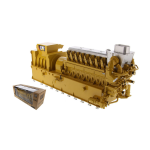 DIECAST MASTER DM85287 CAT CG260-16 GAS GENERATOR 1:25