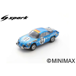 SPARK MODEL S6102 ALPINE A110 N.61 LM 1968 M.NUSBAUMER-J.BOURDON 1:43