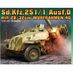 DRAGON D6861 SD.KFZ.251 D WITH 28/32 CM KIT 1:35