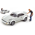 SCHUCO SH0249 PORSCHE 911 COUPE 1969 W.ROHRL W/FIGURE 1:18