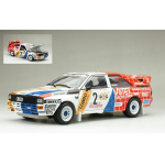 SUNSTAR SS4252 AUDI QUATTRO A1 N.2 WINNER RALLY HUNSRUECK 1984 H.DEMUTH-W.LUX 1:18