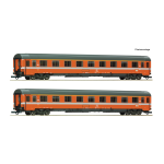 Roco 74033 - Set 2 carrozze FS Eurofima per EC Mont Cenis, 1:87