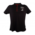 Alfa Romeo F1 Men's Essential Logo Polo Shirt Black  Tg:M
