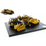 Diecast Master DM85563 CAT 621K & No.70 SCAPERS W/D7 TRACK TYPE TRACTOR 1:50
