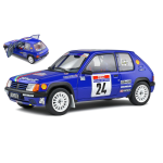 Solido SL1801711 PEUGEOT 205 RALLY Gr.A N.24 TOUR DE CORSE 1990 R.BOURSIER-B.FRANGIN 1:18