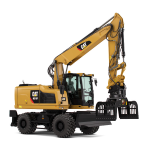 DIECAST MASTER DM85508 CAT M318F WHEELED EXCAVATOR 1:50