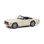 SCHUCO SH9151 TRIUMPH TR6 WHITE OPEN 1:43