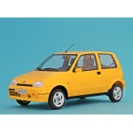 Laudoracing LM152A - Fiat Cinquecento Sporting 1994, giallo 1:18