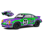 SOLIDO SL1801117 PORSCHE 911 RSR N.3 HIPPY TRIBUTE 1973 PURPLE/GREEN 1:18