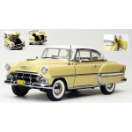 SUNSTAR SS1608 CHEVROLET BEL AIR H.TOP COUPE WITH WHITE ROOF 1953 RED/YELLOW 1:18