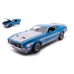 SUNSTAR SS3628 FORD MUSTANG BOSS 351 GRABBER 1971 BLUE/WHITE 1:18