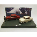 RIO RI4318D ALFA ROMEO 1900 POLIZIA E ALFA ROMEO GIULIETTA DIORAMA ALT POLIZIA 1:43