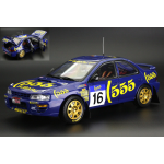 SUNSTAR SS5527 SUBARU IMPREZA 555 N.16 HONG KONG-BEJING RALLY 1995 LU NING JUN 1:18