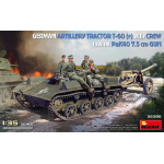 Miniart MIN35395 GERMAN ARTILLERY TRACTOR T-60 (r) W/PAK40 GUN & CREW KIT 1:35