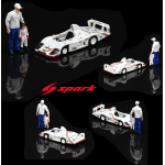 SPARK MODEL S7840 PORSCHE LITTLE BIG MANS SET WITH FIGURINE 1:43