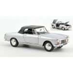 NOREV NV184835 PEUGEOT 404 CABRIOLET 1967 SILVER 1:18