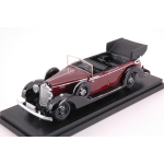 RI4021 MERCEDES 770 OPEN CABRIO 1938 AMARANT/BLACK 1:43