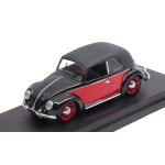 RI4420 VW CABRIO KARMANN 1949 BLACK/RED 1:43