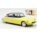 NOREV NV181762 CITROEN DS 19 1960 YELLOW & CARAVAN DIGUE PANORAMIC 1:18