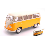 WELLY WE18054Y VW T1 BUS DARK YELLOW/BEIGE 1:18