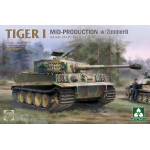 Takom - Tiger I Mid-Production w/Zimmerit, 1:35