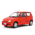 Laudoracing- Fiat Seicento Sporting Abarth 1998, rosso 1:18