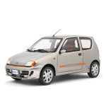 Laudoracing LM170E- Fiat Seicento Sporting Abarth 1998, grigio 1:18