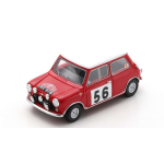 SPARK MODEL S1195 BMC COOPER S N.56 MONTE CARLO 1965 P.HOPKIRK-H.LIDDON 1:43