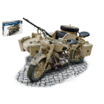 ITALERI IT7403 BMW R75 GERMAN MILITARY MOTOR W/SIDECAR KIT 1:9