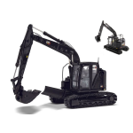 DIECAST MASTER DM85957BK CAT 315 HYDRAULIC EXCAVATOR BLACK FINISH 1:50