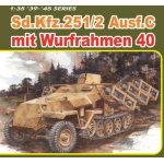Dragon D6284 Sd.Kfz.251 Ausf.C MIT WURFRAHMEN 40 KIT 1:35