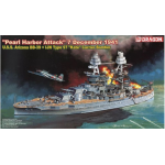 DRAGON "D7127 U.S.S. ARIZONA BB-39 PEARL HARBOR ATTACK W/TYPE 97 ""KATE"" KIT 1:700"